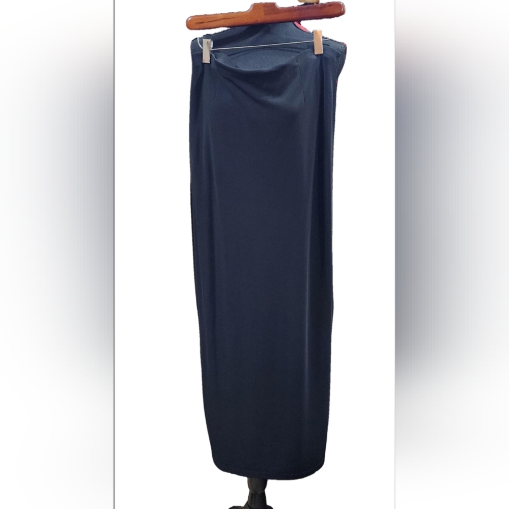Lauren Ralph Lauren Black Strapless Sheath Dress Medium